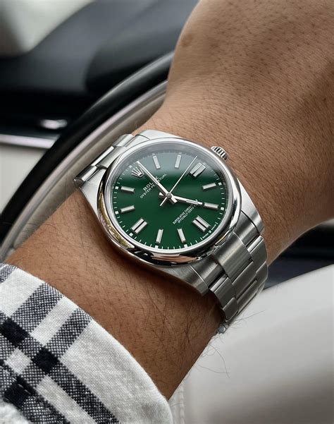 rolex gree oyster|pre owned rolex oyster perpetual.